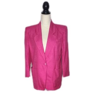 Anne Klein vintage Fuchsia Blazer